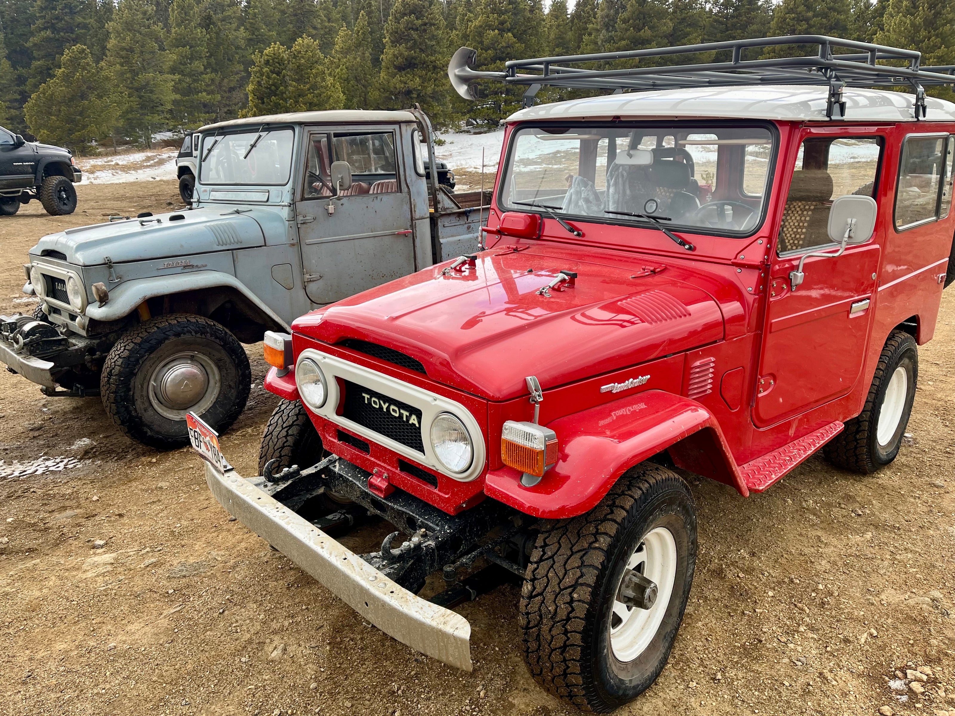 Fritz and a friend near Yankee Hill Road